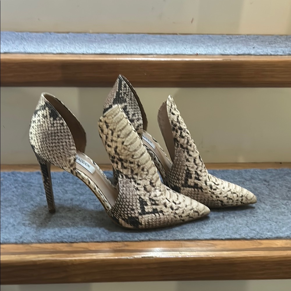 Steve Madden Snakeskin Heels